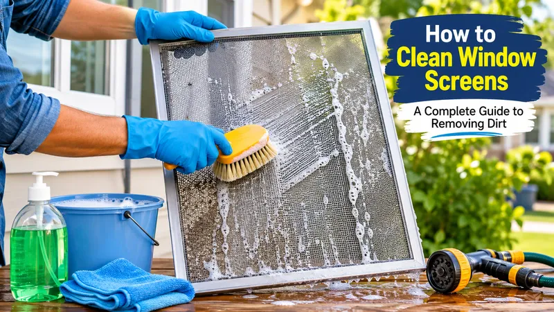 How to Clean Window Screens